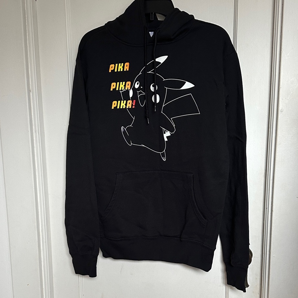 Pokemon Black Hoodie with Pikachu Design
